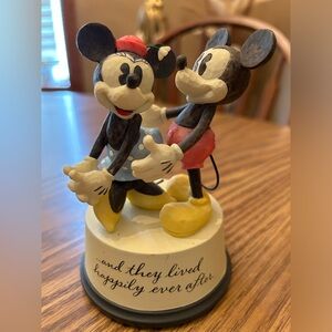 Disney Mickey & Minnie Mouse And They Lived Happily Ever After Figurine …